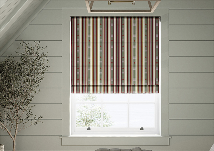 The British Stripe Co. William, Highlands No.1 - Twist&Fit Roman Blind - Image 3